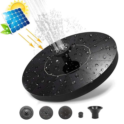Solar Power Floating Water Fountain.